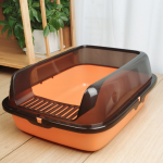 猫砂盆生产厂家-热销塑料大号清洁厕所宠物产品