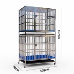 Pet Cage Factory - Hot Sale Foldable Double Single Door Stainless Steel
