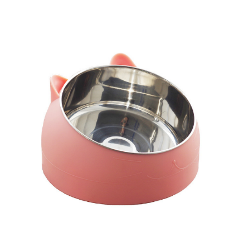 Pet Bowl Supplier - Cute Tilted Neck Protection Dog Cat Bowls