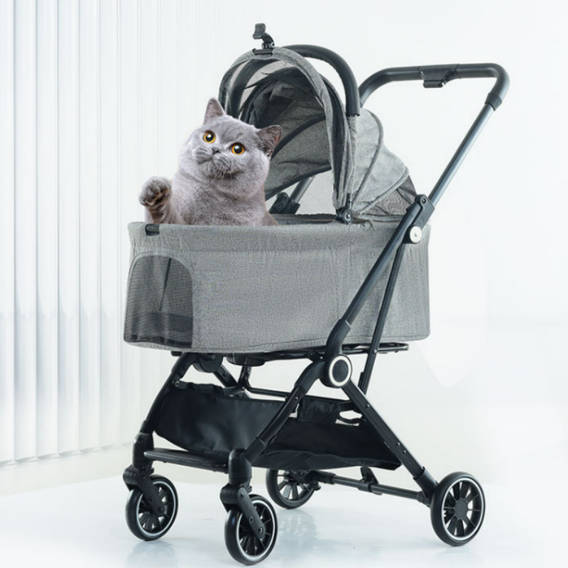 Pet Stroller Manufacturer - Large Luxury Folding Outdoor Dog Strollers Trolley