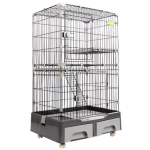 Cat Cage Manufacturer - Beautiful Design Indoor Outdoor Breeding with Wheels