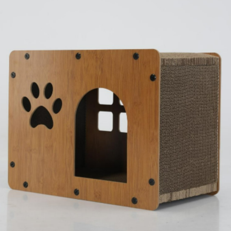 Cat Scratcher Supplier - High Quality Factory Cardboard Wooden Cat House