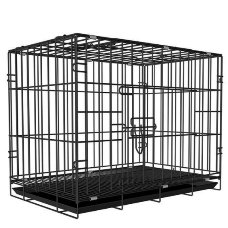 Wire Dog Cage Factory - High Quality Strong Foldable Double Door Metal