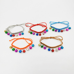 猫项圈生产厂家-新品手编铃铛项圈宠物产品