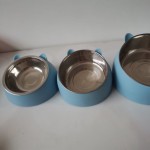 宠物碗供应商-可爱斜颈保护狗猫碗宠物用品