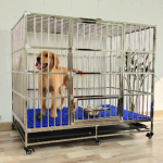 Pet Cage Factory - Hot Sale Foldable Double Single Door Stainless Steel