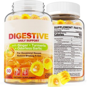 Digestive Support Gummies Manufacturer - Sugar Free Ginger Garlic