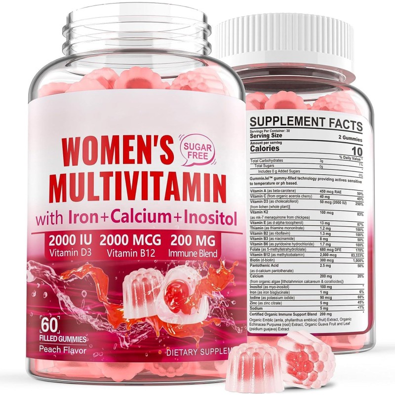 Multivitamin Gummies Manufacturer - Private Label for Women Calcium Zinc