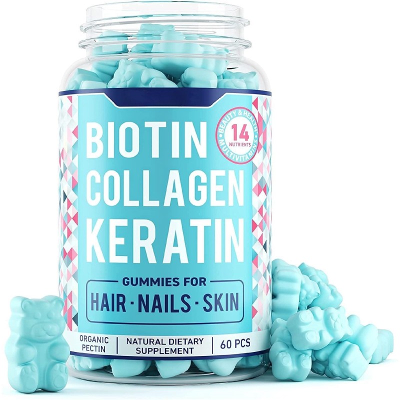 Hair Skin Nails Gummies Manufacturer - Professional Biotin Hairloss