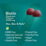 Biotin Vitamin C Gummies Manufacturer - Customized Label Vegan Friendly
