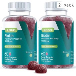 Biotin Vitamin C Gummies Manufacturer - Customized Label Vegan Friendly
