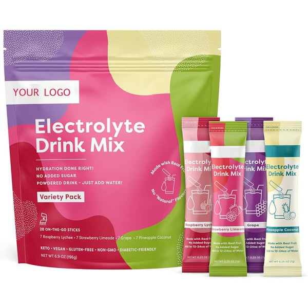 Electrolyte Powder Manufacturer - Vegan Preworkout Energy Drink Mix