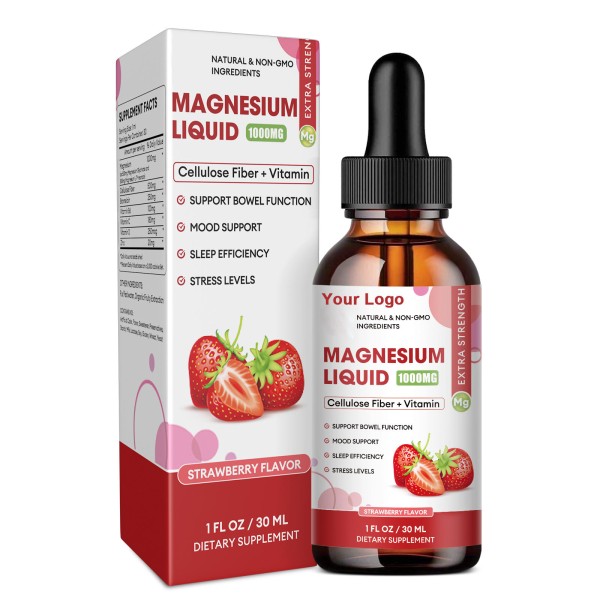 Magnesium Glycinate Liquid Drops Manufacturer - OEM Vitamin C D B6