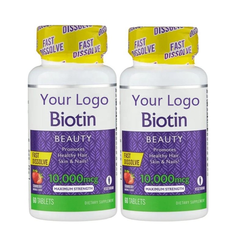 Biotin Pills Capsule Manufacturer - 2025 New Beauty Supplement
