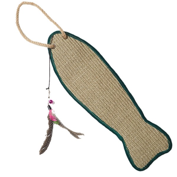 Sisal Mat Manufacturer - Cute Fish Shape Hanging Feather