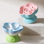 Ceramic Pet Bowl Manufacturer - High Footed Slanted Mouth Nutrition
