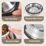 Stainless Steel Dog Bowl Factory - Recycled Simple Printing Logo