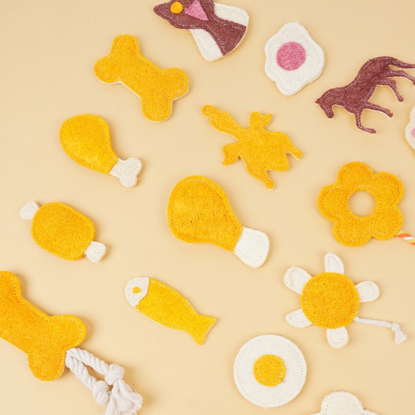 猫磨牙玩具厂家-天然丝瓜环保豪华