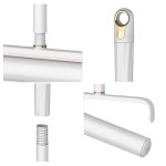 粘毛滚筒供应商-粘性2合1长柄24厘米