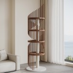 猫爬架供应商-豪华现代实木剑麻