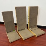 Corrugate Cat Scratcher Manufacturer - L Shape Foldable Wood Edge
