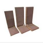 Corrugate Cat Scratcher Manufacturer - L Shape Foldable Wood Edge