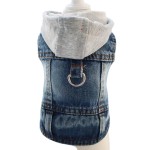 狗连帽衫厂家-纯色牛仔美国时尚