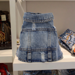 狗牛仔夹克厂家-纯色牛仔背心宠物服装