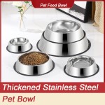 Stainless Steel Dog Bowl Factory - Recycled Simple Printing Logo