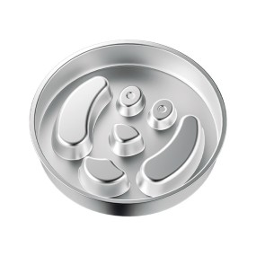 慢食狗碗厂家-大型不锈钢防滑