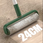 粘毛滚筒供应商-粘性2合1长柄24厘米