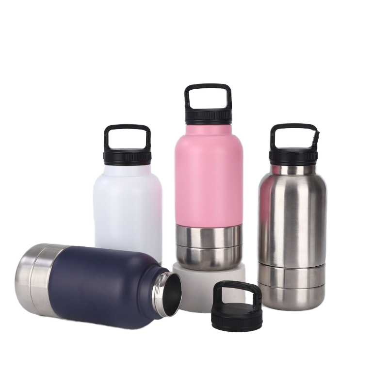 宠物喂食器厂家-定制3合132盎司不锈钢