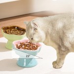 陶瓷宠物碗供应商-抬升慢食护颈