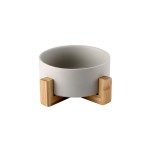 Ceramic Dog Bowl Supplier - Durable Double Wood Protection