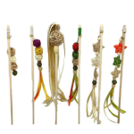 猫逗玩具供应商-环保天然木质踢排球