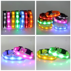 LED Pet Collar Manufacturer - Luxury Silk Screen Travel Safety