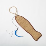 Sisal Mat Manufacturer - Cute Fish Shape Hanging Feather