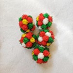 猫玩具工厂-节日圣诞闪粉绒球