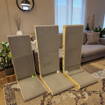 Corrugate Cat Scratcher Manufacturer - L Shape Foldable Wood Edge