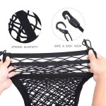 Car Organizer Mesh Factory - 3 Layer Rear Seat Bag Multifunction Storage