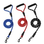 Pet Leash with Handle Supplier - Light Reflective Soft Foam Ribbon Decoration