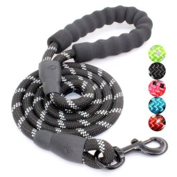 Dog Traction Rope Manufacturer - 5FT 1.5m Reflective Nylon Braided Lead Leash