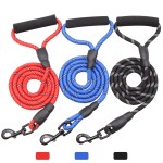 Pet Leash with Handle Supplier - Light Reflective Soft Foam Ribbon Decoration