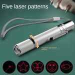 Laser Pointer with Patterns Factory - USB Rechargeable 5 Adjustable 3 Modes