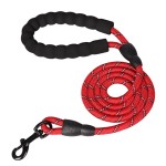 Dog Traction Rope Manufacturer - 5FT 1.5m Reflective Nylon Braided Lead Leash