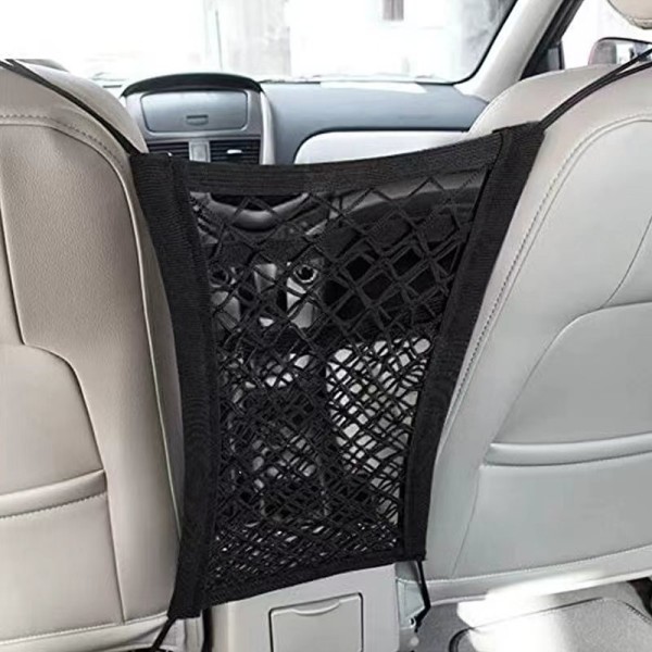 Car Organizer Mesh Factory - 3 Layer Rear Seat Bag Multifunction Storage
