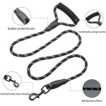 Pet Leash with Handle Supplier - Light Reflective Soft Foam Ribbon Decoration