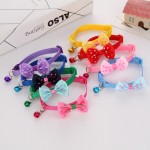 Pet Collar Manufacturer - Classic 1cm Nylon Dot Pattern Bell Plastic Buckle