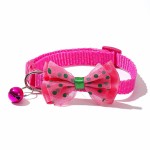 Pet Collar Manufacturer - Classic 1cm Nylon Dot Pattern Bell Plastic Buckle
