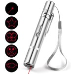 Laser Pointer with Patterns Factory - USB Rechargeable 5 Adjustable 3 Modes